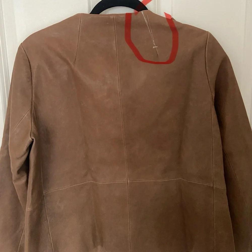 Kate Spade Dorothy Tan Blazer with Bow Accent
